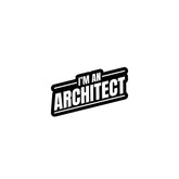 Durable Architect Design Decal for Vehicles